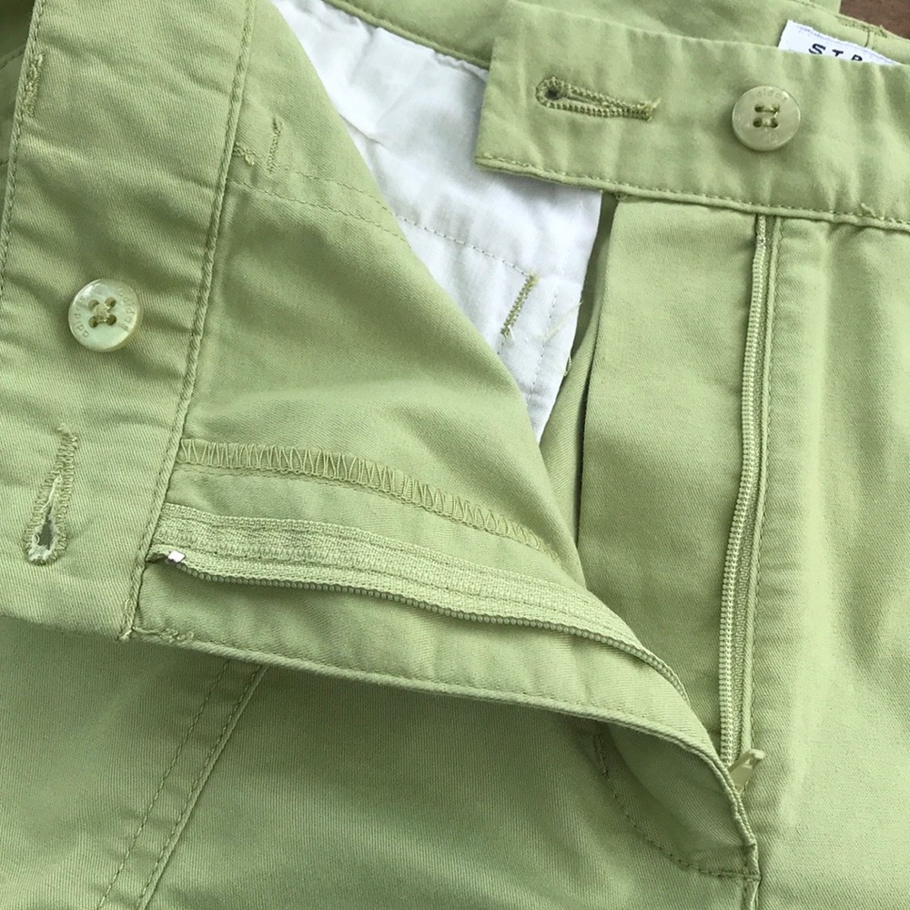 Adidas Stretch Lime Green Capris Size 14